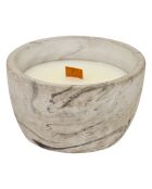 Candela profumata in ceramica grigia Sao citronella - 160g