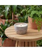 Candela profumata in ceramica grigia Sao citronella - 160g