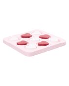 Gioco di granchi in cemento rosa Love - 18x18 cm
