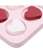 Gioco di granchi in cemento rosa Love - 18x18 cm