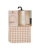 Lot de 2 rideaux Groove vichy lin - 140x260 cm