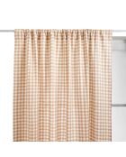Lot de 2 rideaux Groove vichy lin - 140x260 cm
