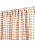 Lot de 2 rideaux Groove vichy lin - 140x260 cm