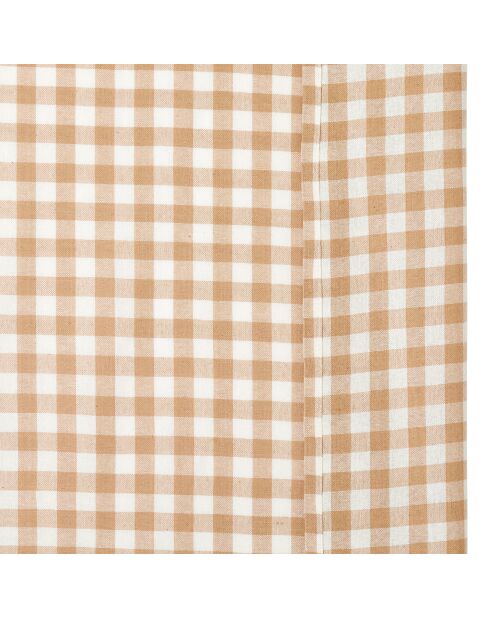 Lot de 2 rideaux Groove vichy lin - 140x260 cm