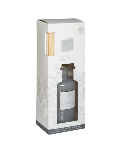 Diffuseur verre Mael myrrhe vert clair - 200ml