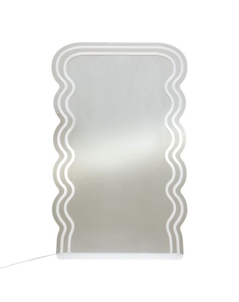 Miroir Neon led mural multicolore - 60x38 cm