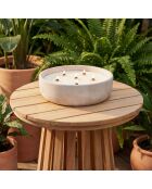 Candela profumata in ceramica grigia Sao citronella - 1100g