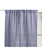 Lot de 2 rideaux Groove vichy bleus - 140x260 cm