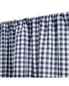 Lot de 2 rideaux Groove vichy bleus - 140x260 cm