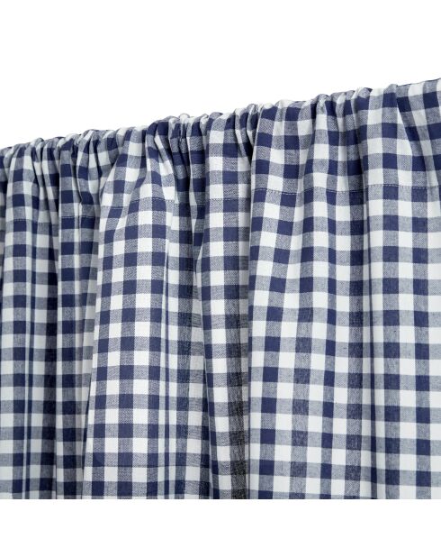 Lot de 2 rideaux Groove vichy bleus - 140x260 cm