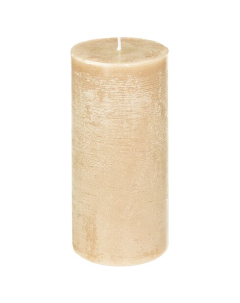 Bougie parfum ronde Elea vanille - 6.8x14 cm