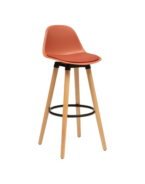 Table bar en polypropylène Maxon tracteur HA71 terracotta - 39,5 x 43 x 91,5 cm