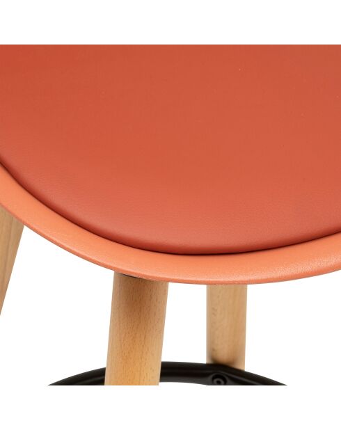 Table bar en polypropylène Maxon tracteur HA71 terracotta - 39,5 x 43 x 91,5 cm