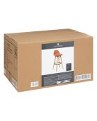 Table bar en polypropylène Maxon tracteur HA71 terracotta - 39,5 x 43 x 91,5 cm
