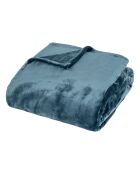 Plaid flan550 Cuddly bleu - 180x230 cm