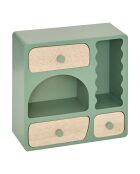 Cherie Holzkiste mit 3 Schubladen, sortiert - H.26 cm