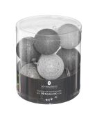 Guirlande Tara à piles 10 boules fumé - D.6 cm