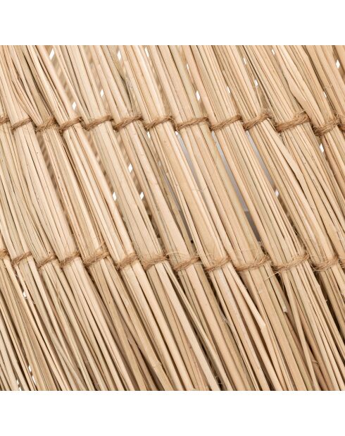 Lampe en roseau Yoni naturelle - H.34 cm
