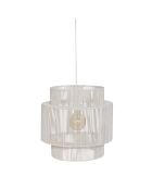 Suspension en coton Liby blanche - D.38 cm