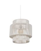 Suspension en coton Liby blanche - D.38 cm