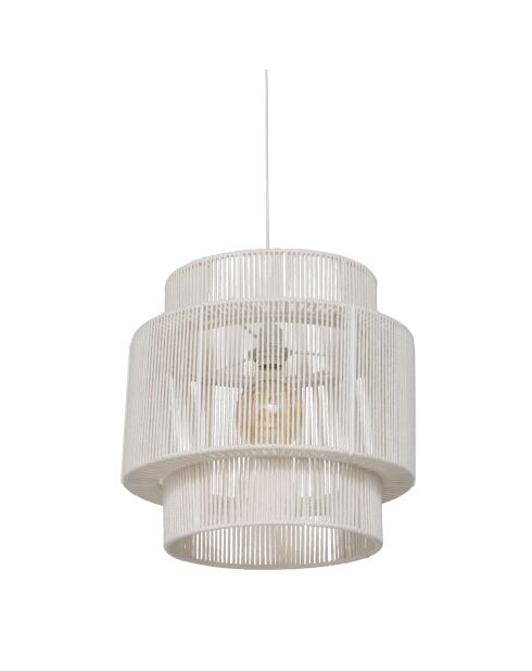 Suspension en coton Liby blanche - D.38 cm