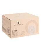 Suspension en coton Liby blanche - D.38 cm