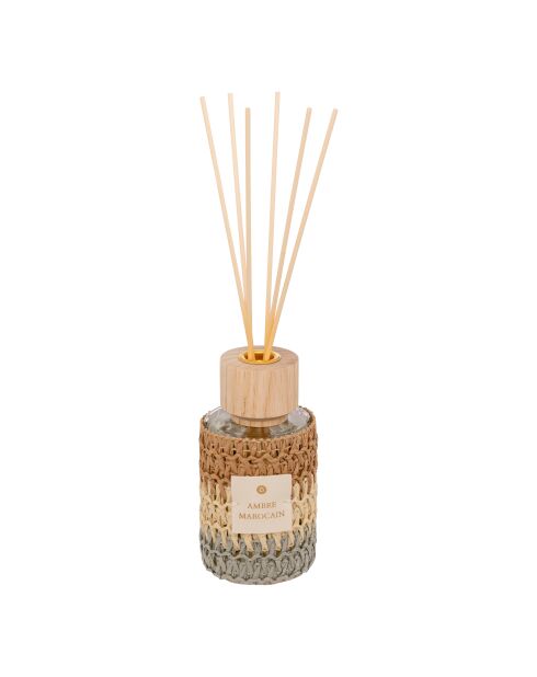 Diffuseur en verre naturel Zaya ambre - 220ml
