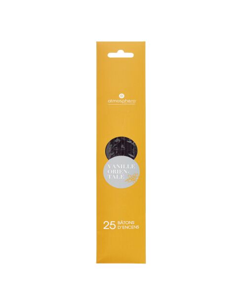 Bâtons encens Izor vanille ori marron - 25 pièces