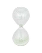 Sablier en verre et bois Sabi multicolore - H.15 cm