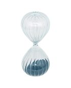 Sablier en verre et bois Sabi multicolore - H.15 cm