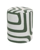Set di 2 pouf Delor verdi - 30 x 30 x 36 cm
