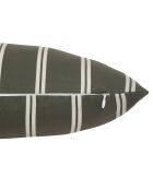 Lot de 2 housses de coussin extérieur Tileo ray vertes - 30x50 cm