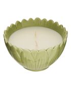 Bougie parfum en céramique fleur de rose - 200g