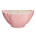 Bougie parfum en céramique fleur de rose - 200g