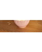 Bougie parfum en céramique fleur de rose - 200g