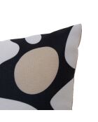 Set de 2 fundas de cojín Nolan para exteriores negras, 30 x 50 cm