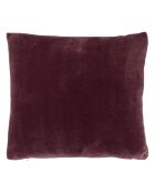 Lot de 2 coussins flan Ollis parme violets - 38x38 cm