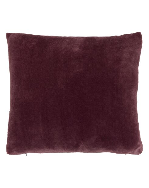 Lot de 2 coussins flan Ollis parme violets - 38x38 cm