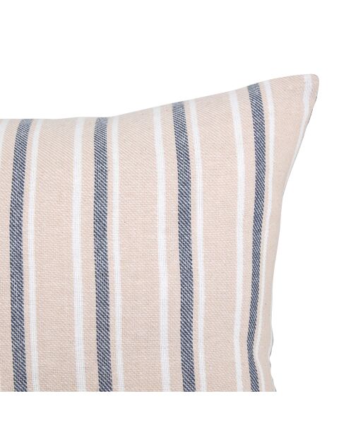 Lot de 2 coussins Groove rayé bleus - 40x40 cm