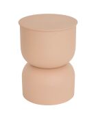 Table basse totem palomba beige - 31 x 31 x 41,8 cm