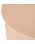 Table basse totem palomba beige - 31 x 31 x 41,8 cm