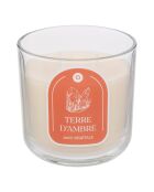 Candela profumata in vetro ambrato Floa - 350g