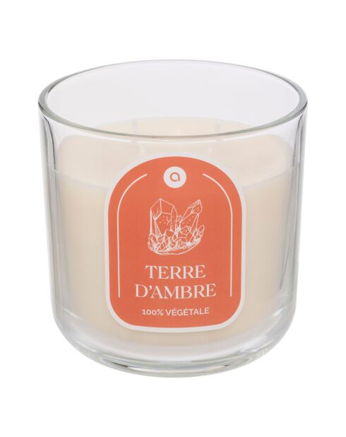 Bougie parfum en verre Floa ambre - 350g