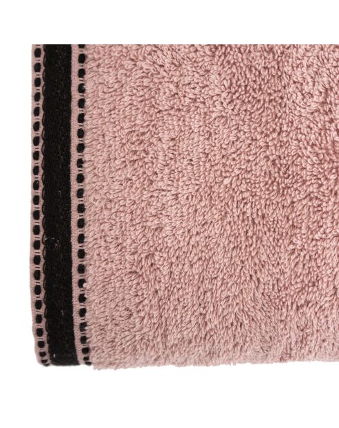 Set von 2 Joia 550 rosa Badetüchern - 100x150 cm