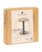 Tavolino da caffè nero Chamlo - 42,2 x 12,3 x 41,2 cm
