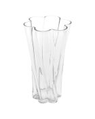 Vase en verre fleur Noeli transparent - H.25.5 cm
