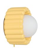 Lotta gelbe Keramik-Tischlampe - D.23 cm