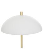 Lámpara Delcia de metal blanco - H.45 cm