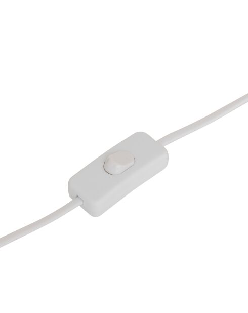 Lampe champi Omia argentée - H.34 cm