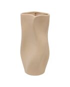 Jarrón Grigor de cerámica nude - H.25 cm